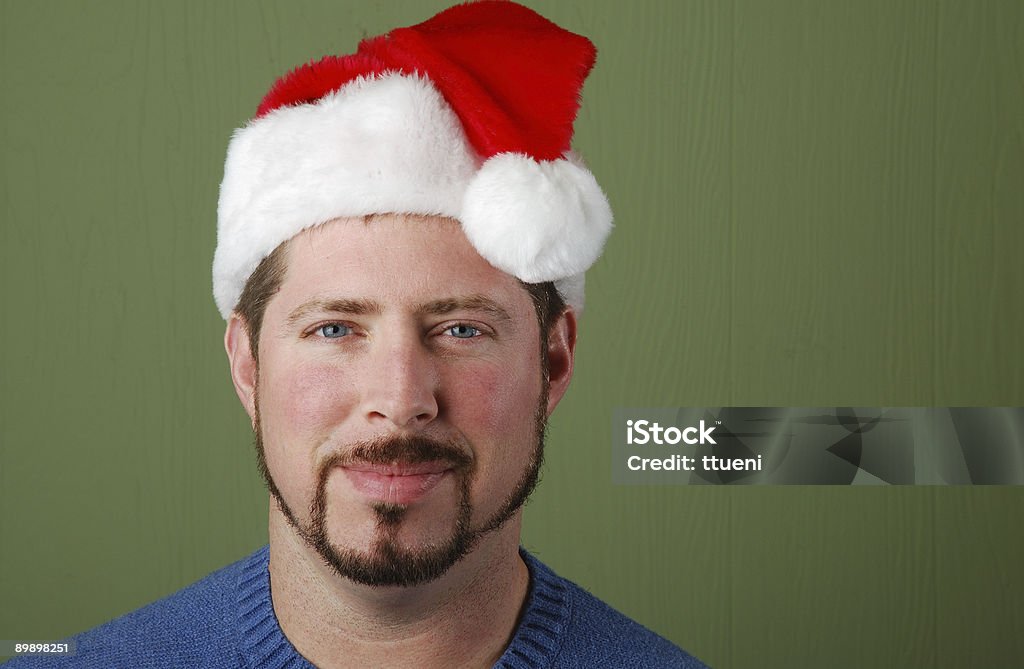 Cappello di Babbo Natale con - Foto stock royalty-free di Abiti pesanti