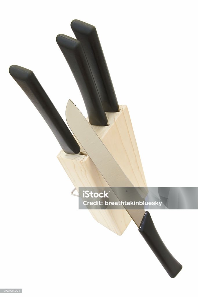 Küche Messer, isoliert auf weiss - Lizenzfrei Behälter Stock-Foto
