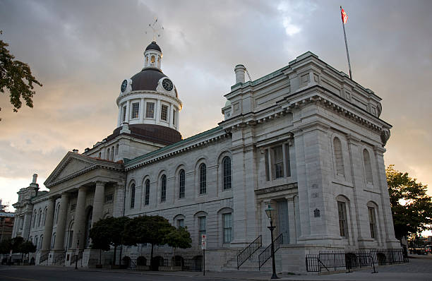 Kingston City Hall at sunset  kingston ontario photos stock pictures, royalty-free photos & images