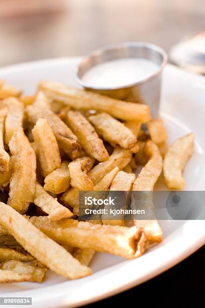 Fries And A Side Of Ranch Stockfoto en meer beelden van Aardappel - Aardappel, Fotografie, Gourmet eten