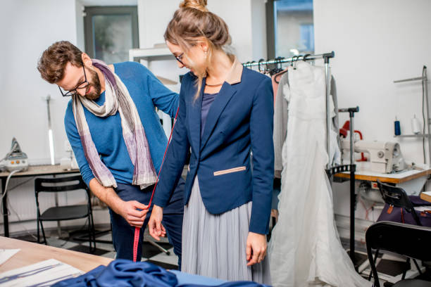 1,300+ Female Tailor Taking Measurement Of Suit Stock Photos, Pictures & Royalty-Free Images - iStock