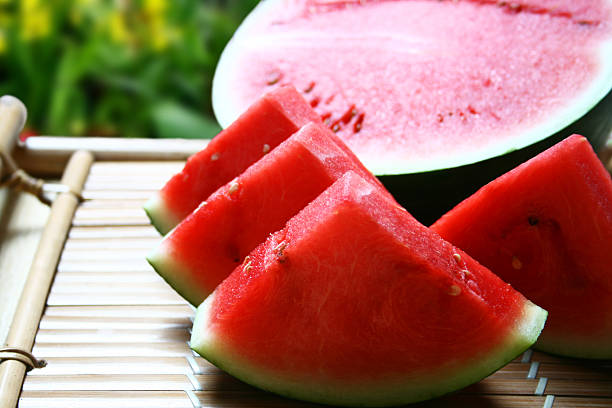 watermelons stock photo