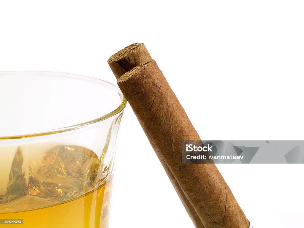 Cigars and whiskey - Royalty-free Alcohol Stockfoto