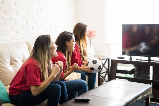 istock Soccer fans celebrating a goal 898994470
