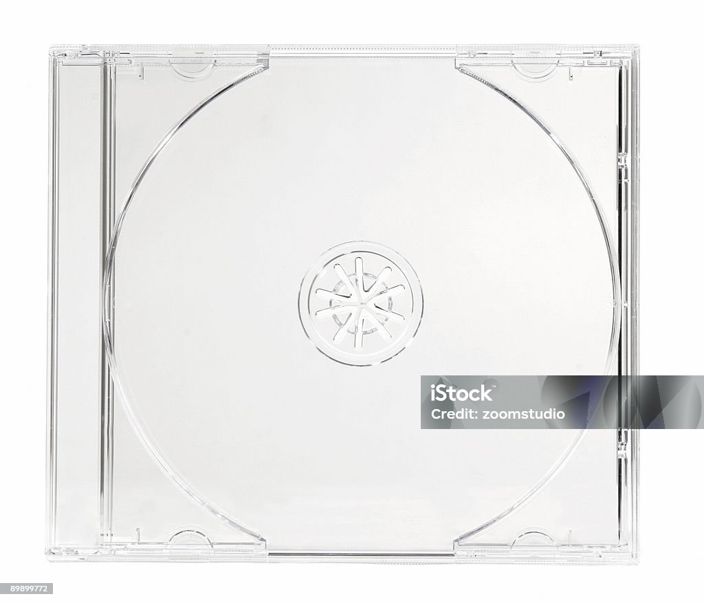 Plastique bijou cas de CD/DVD - Photo de Disque Compact libre de droits