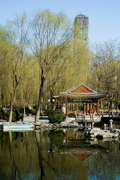 istock architectural contrast in Beijing, China 89899792