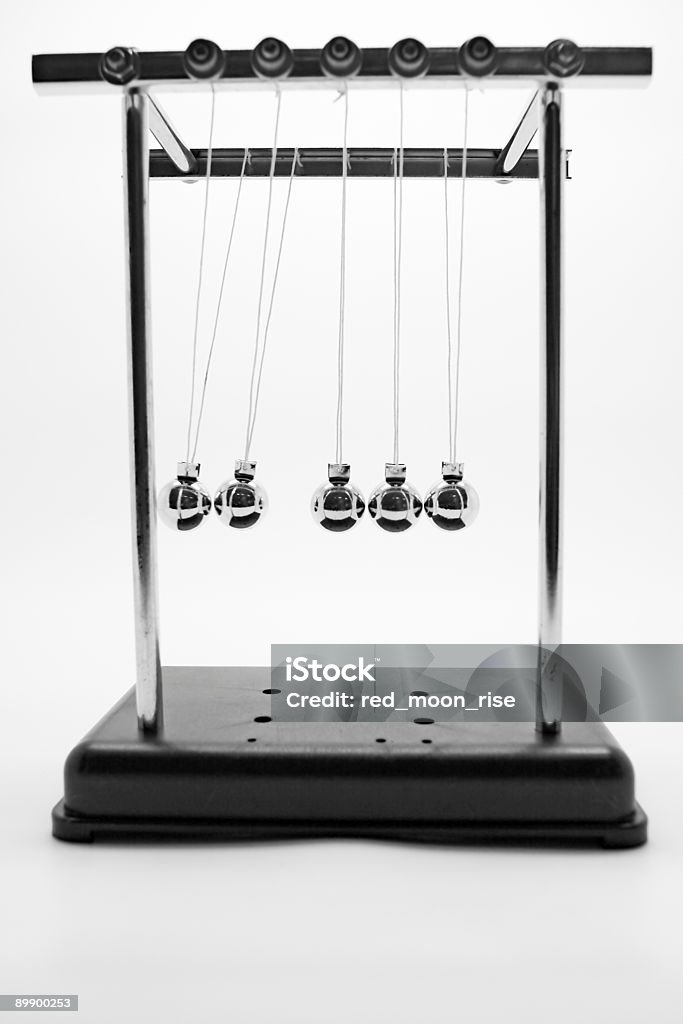 Newton's pêndulo - Foto de stock de Alumínio royalty-free