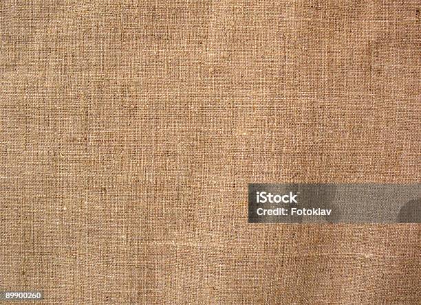 Beautiful Background From A Linen Fabric Stock Photo - Download Image Now - Abstract, Backgrounds, Beige