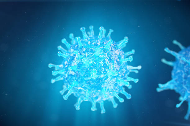 viral hepatitis infection causing chronic liver disease, hepatitis viruses, 3d illustration - flu virus russian influenza swine flu virus imagens e fotografias de stock