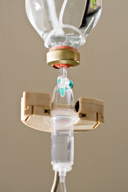 Upper part of an infusion pump for IV drip dosage