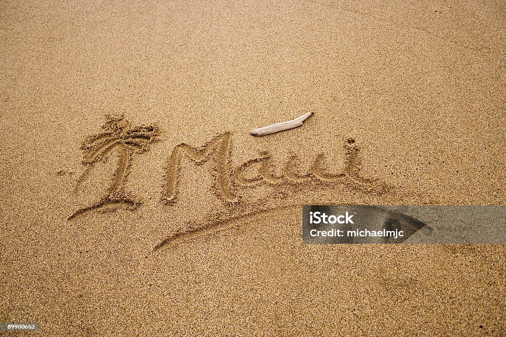 Sable de Maui - Photo de Big Island - Îles Hawaï libre de droits