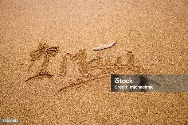 Photo libre de droit de Sable De Maui banque d'images et plus d'images libres de droit de Big Island - Îles Hawaï - Big Island - Îles Hawaï, Bâton de bois, Horizontal