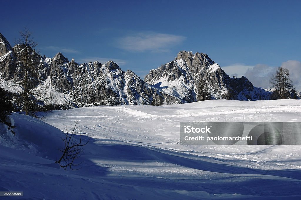 Tra terra e cielo invernale - Foto stock royalty-free di Acqua