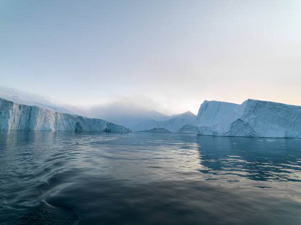 istock Huge Icebergs on Arctic Ocean in Greenland 899007054