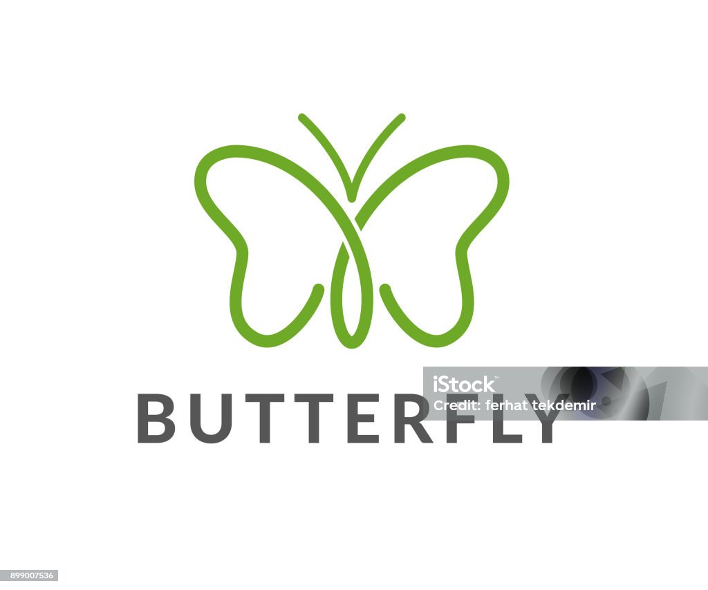 Vecteur de l'icône papillon - clipart vectoriel de Papillon libre de droits