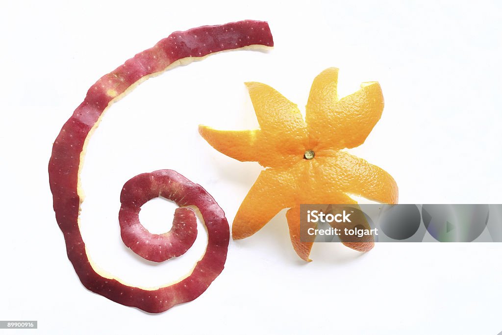 Maçã e laranja - Foto de stock de Alimentação Saudável royalty-free