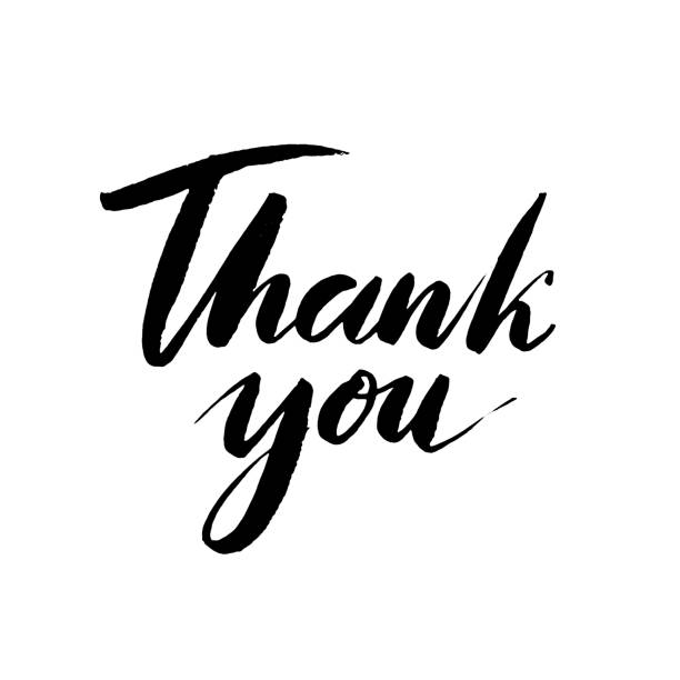 istock Thank you. Hand drawn creative calligraphy and brush pen lettering, design for holiday greeting cards and invitations 899015200