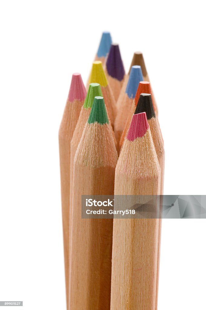 色鉛筆のクローズアップ - カラフルのロイヤリティフリーストックフォト