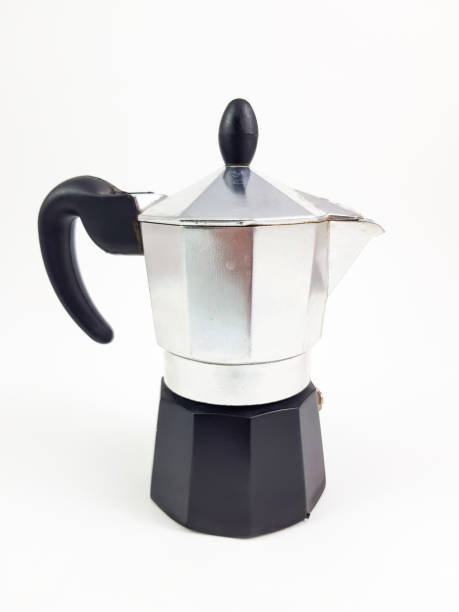istock Italian coffee maker, Classic italian coffee maker isolated on white background. 899015270