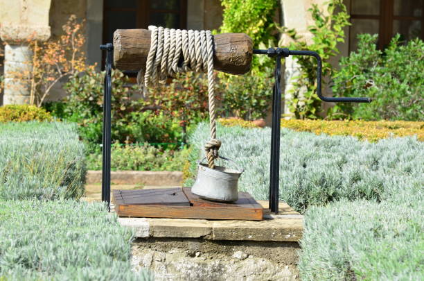 istock Water well of a monastery in Greece 899015350