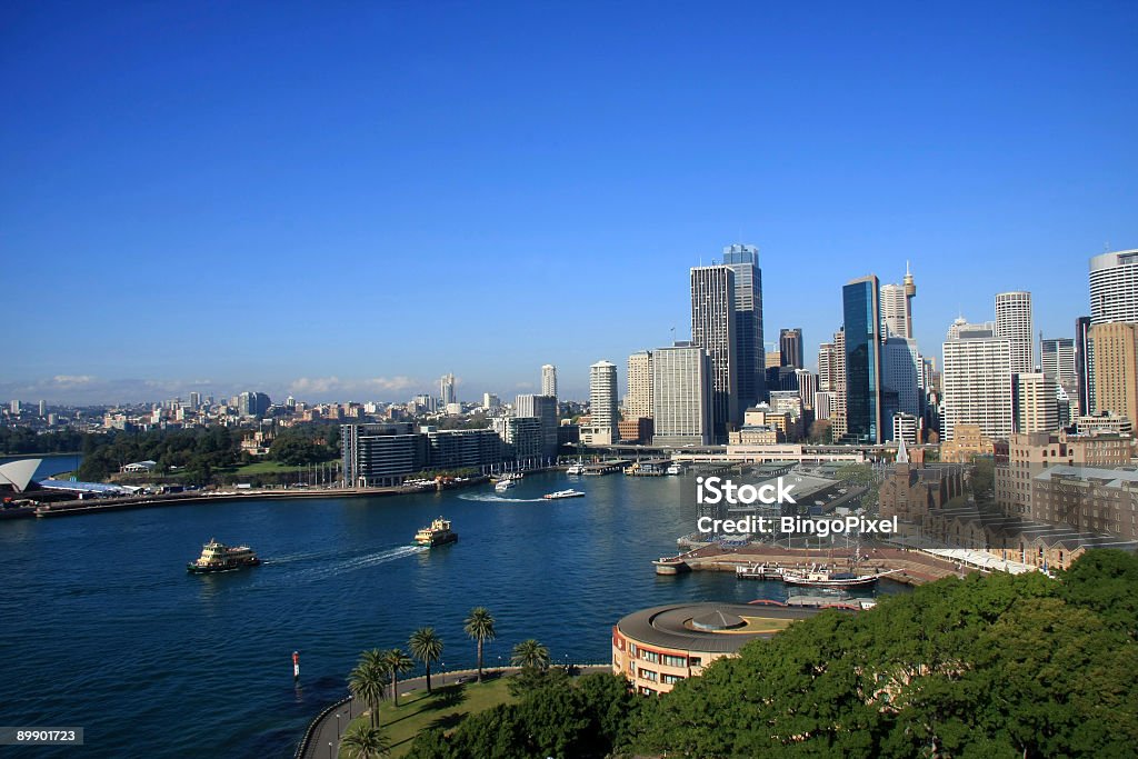 Edifici Skyline di CBD di Sydney - Foto stock royalty-free di Affari