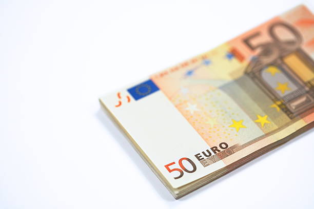 w euro - five euro banknote european union currency number 5 paper currency zdjęcia i obrazy z banku zdjęć