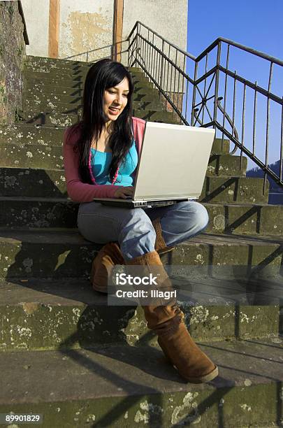 Working Outdoor Stock Photo - Download Image Now - Adolescence, Adult, Autumn