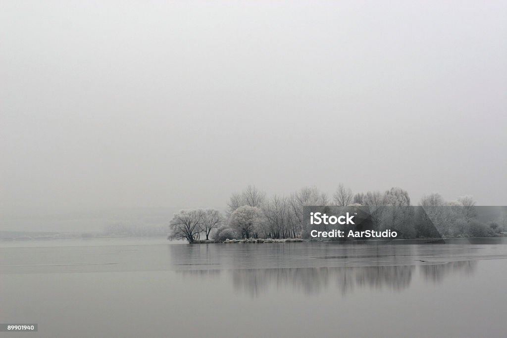 Lago de inverno - Foto de stock de Atividade Recreativa royalty-free