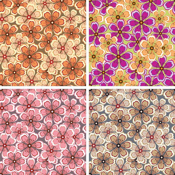 florales Muster – Vektorgrafik