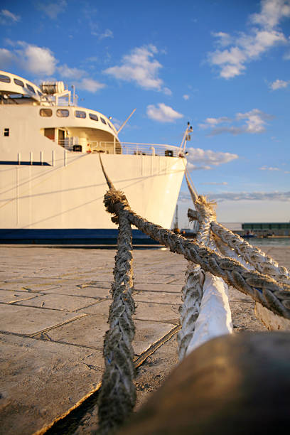 istock Anchored Ferryboat in Rijeka Harbor 89902614