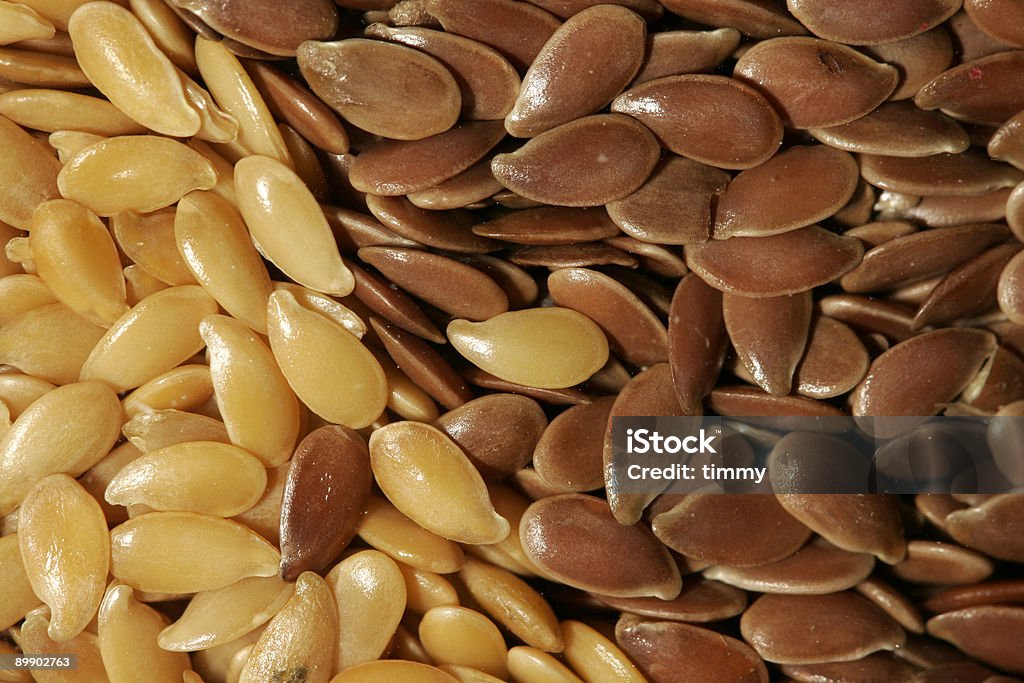 Sementes de linho - Foto de stock de Alimentação Saudável royalty-free