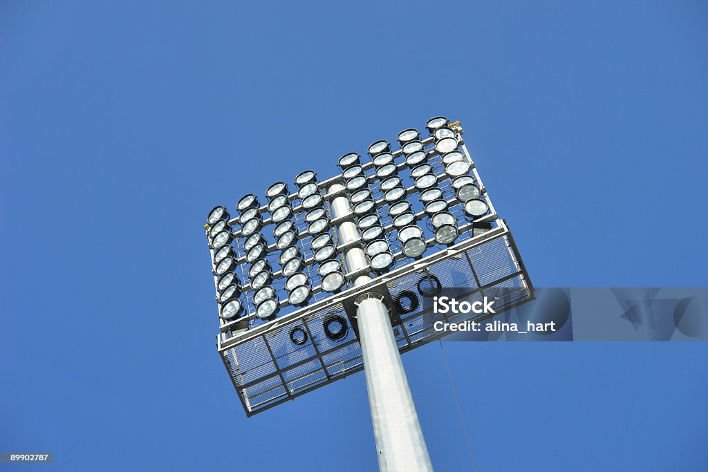 stadium lights  Looking Up Stock Photo