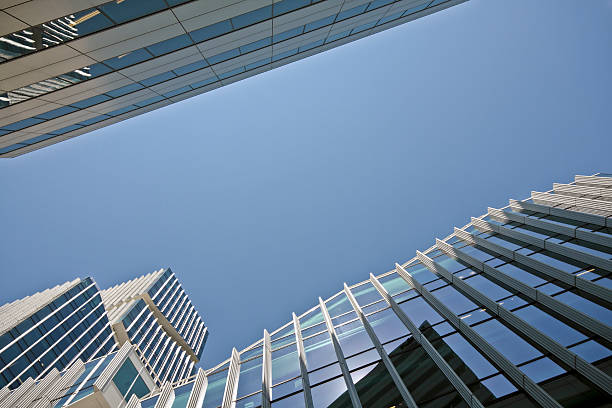 istock Glassbuildings and a blue sky 89902828