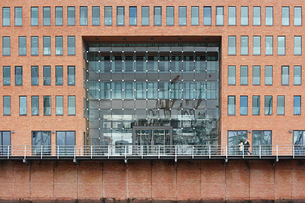 Hamburg Front of Harbour Quarter near Dock
