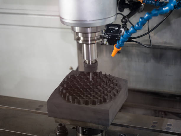 istock CNC machining center cutting mold 899032518