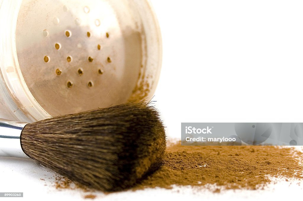 powder und brush - Lizenzfrei Attraktive Frau Stock-Foto