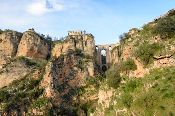 most rhonda - ronda spain rhonda bridge zdjęcia i obrazy z banku zdjęć