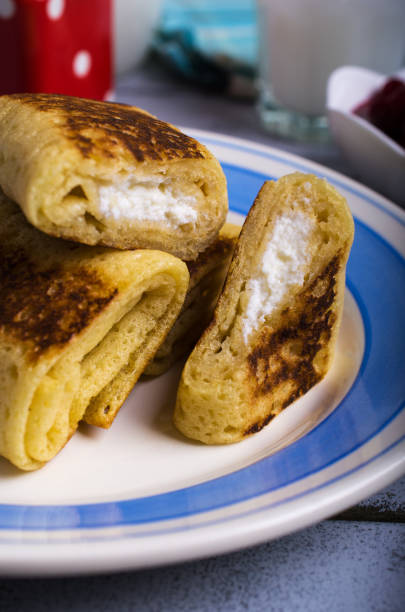 istock Pancakes with white filling 899039210