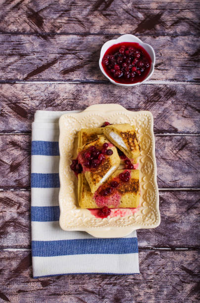istock Pancakes with white filling 899039810