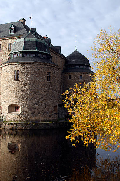 Castelo de Örebrosweden.kgm - fotografia de stock