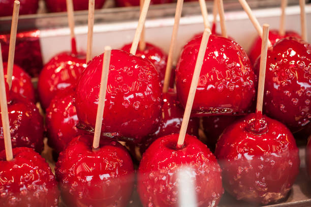 istock candy red apple at the market 899042936