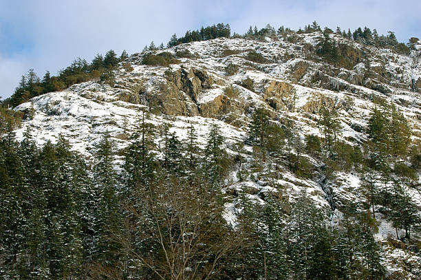 Photo of Snowy mountain