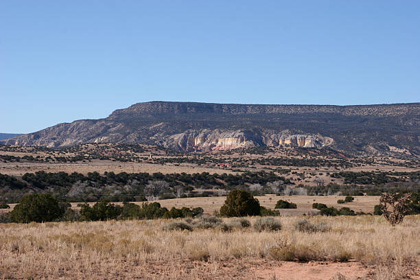 Mesa of New Mexico stock photo