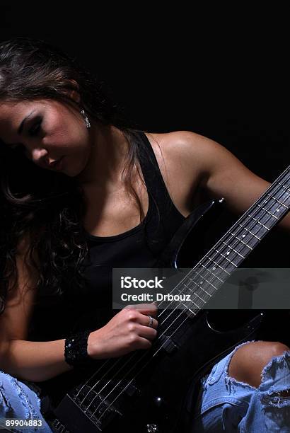 Beautiful Musician Stock Photo - Download Image Now - Studio Shot, Adult, Artist