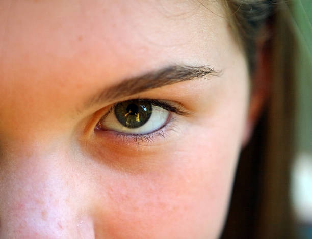 istock Green eye of girl 89905896