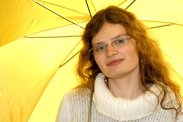 Woman with an umbrella