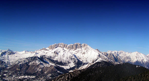 Snowy Mountain stock photo