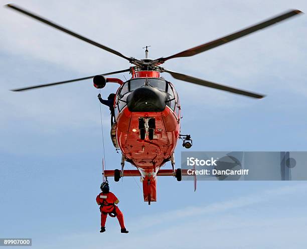 Foto de Guarda Costal e mais fotos de stock de Guarda Costal - Guarda Costal, Resgate, Helicóptero