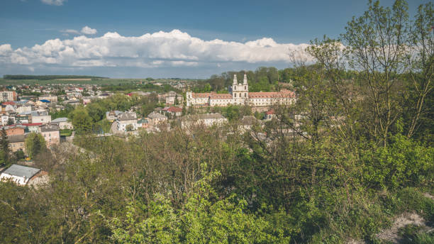 istock Panoramic spring view of Buchach town Ternopil Oblast, Ukraine . 899070146