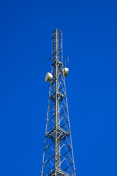 communications tower stock photo